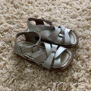 Salt Water Silver Sandals